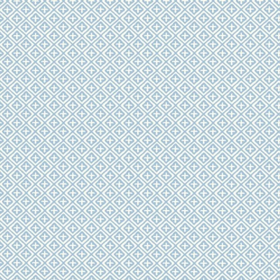 Thibaut Holiday Trellis Wallpaper in Blue